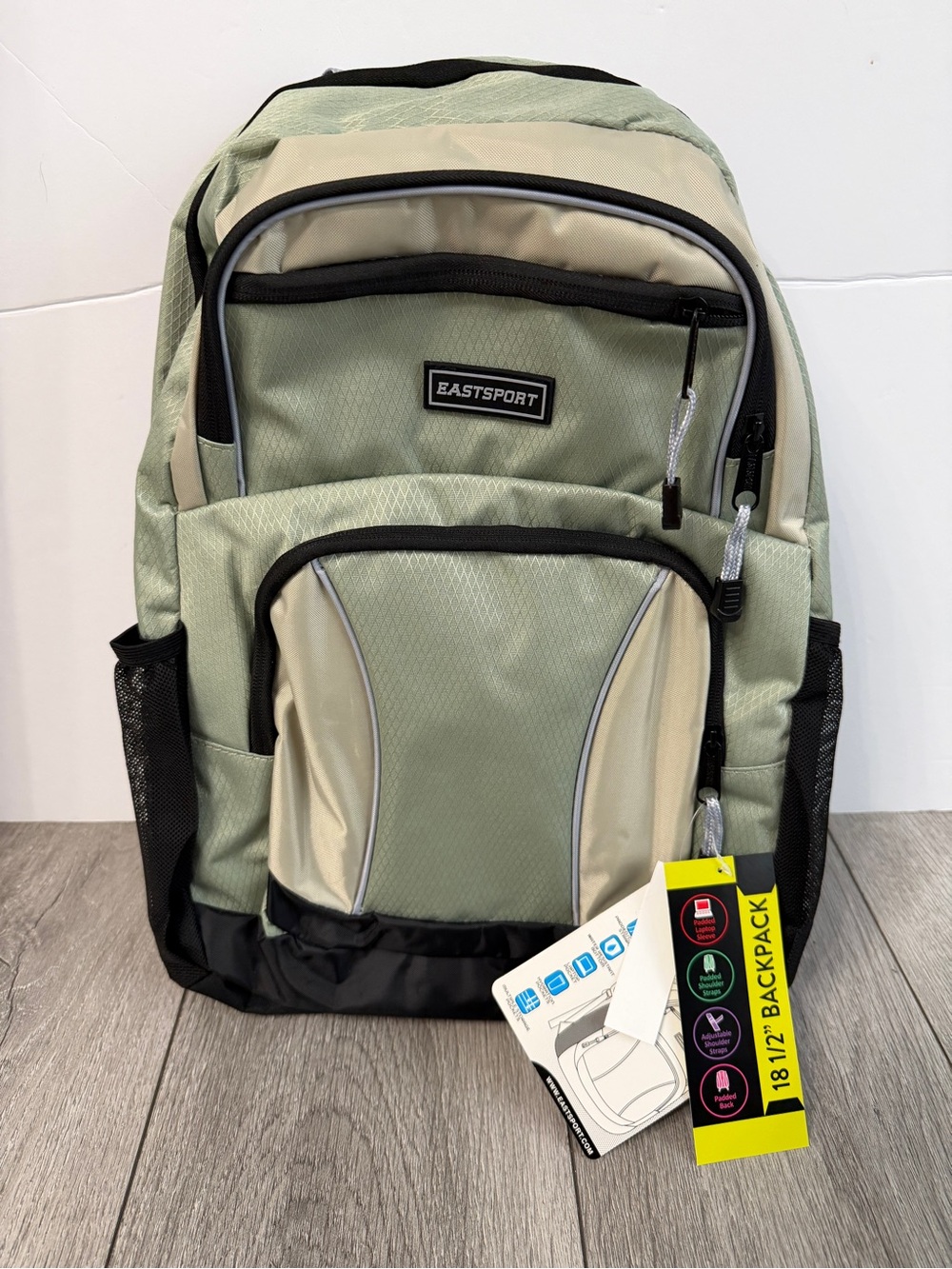 Eastsport Unisex 18” Backpack NWT